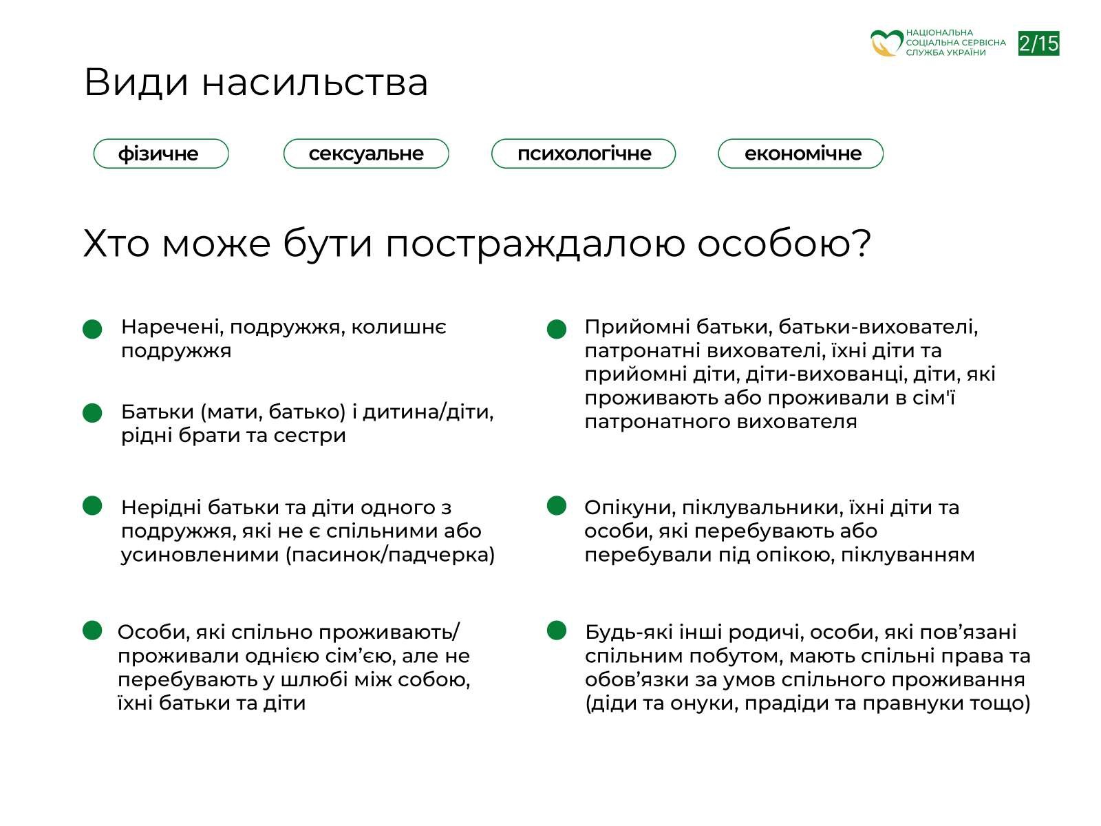 Інформаційна пам'ятка щодо запобігання та протидії домашньому насильству